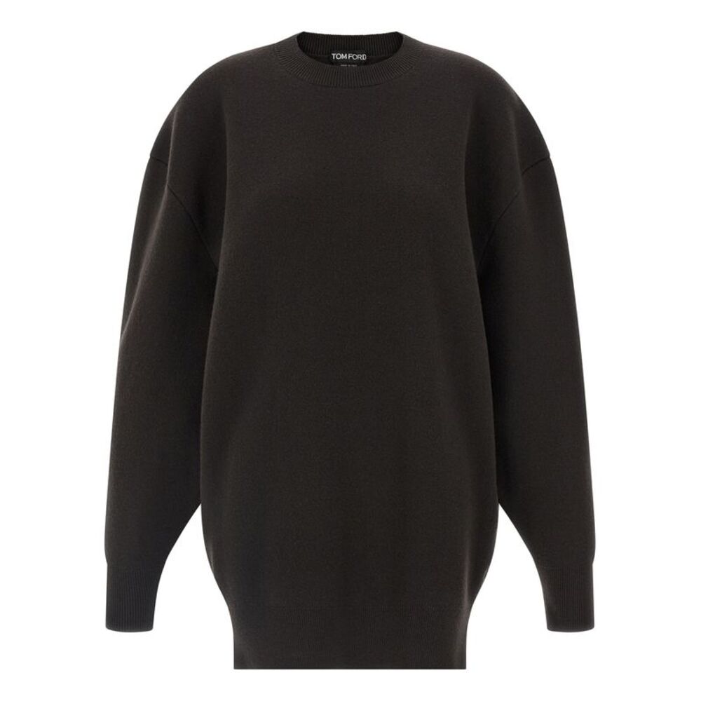 Tom Ford Brown Virgin Wool Short Women's Dress